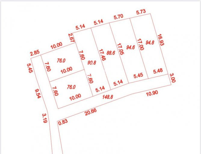 666m2 đất Hoàng Trạch, Mễ Sở Ngay Gần đường Nhựa, Ngõ 2,5m Giá 5,5tr/m2, Trung 0945968369 3