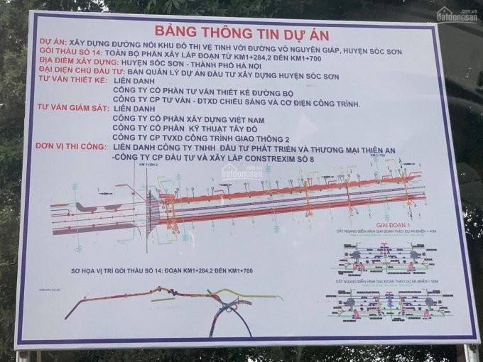 Chính Chủ Bán 148m2 đất 100% Thổ Cư Thôn Hương đình Cách Khu Cn Và đường Võ Nguyên Giáp 100m, 2