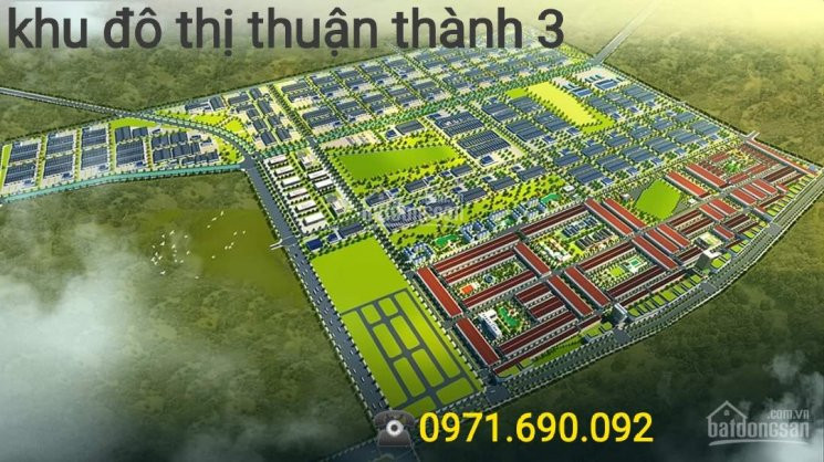Chính Chủ Bán Lô đất Hướng đông Lk46-56 Khu đô Thị Thuận Thành 3 Lh 0971690092 3