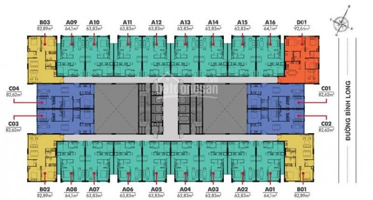 Chính Chủ Bán Ngọc đông Dương Ngã Tư Bốn Xã, Giá 1 Tỷ 8, 64m2, 2pn - 2wc, View Thành Phố 5