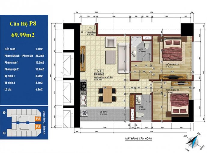 Chính Chủ Bán Nhanh Các Suất Ngoại Giao Tầng đẹp 11, 12, 16 Chung Cư Central Field 219 Trung Kính, Giá 26tr/m2 5