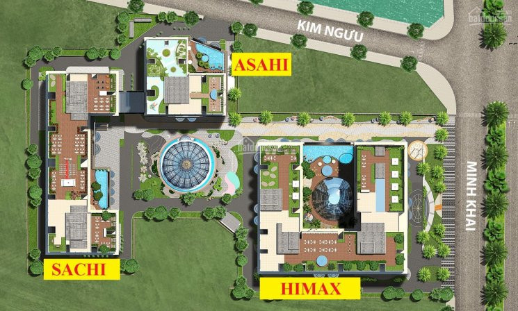 Chính Chủ Bán Nhanh Căn 3pn Tòa Sachi Hinode City 201 Minh Khai 105m2 View Cực Thoáng Tầng Trung Giá Chỉ 4,8 Tỷ 2