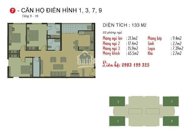 Chính Chủ Bán Nhanh Căn Góc 07 Tòa N03t5 Ngoại Giao đoàn 133m2 Tầng đẹp, Có Nội Thất Giá 4,25 Tỷ 1