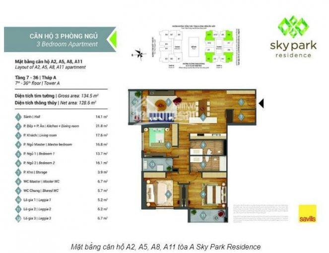 Chính Chủ Bán Nhanh Căn Hộ 3 Phòng Ngủ Sky Park Residence Duy Nhất Tháng 11 Với Chiết Khấu Siêu Cao 0979605043 1