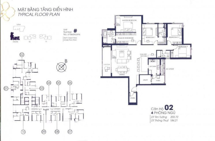 Chính Chủ Bán Nhanh Ch 4 Phòng Ngủ, Dt: 204m2 Tòa Orchid - Vista Verde, Tầng Cao Giá 105 Tỷ Lh 0931356879 2