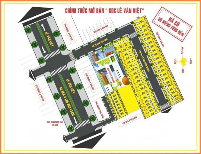 Chính Chủ Bán Nhanh đất Hẻm 568 đường Lê Văn Việt, Ngay Ngã Ba Mỹ Thành, Dt 64,3m2, Giá 3,45 Tỷ 1