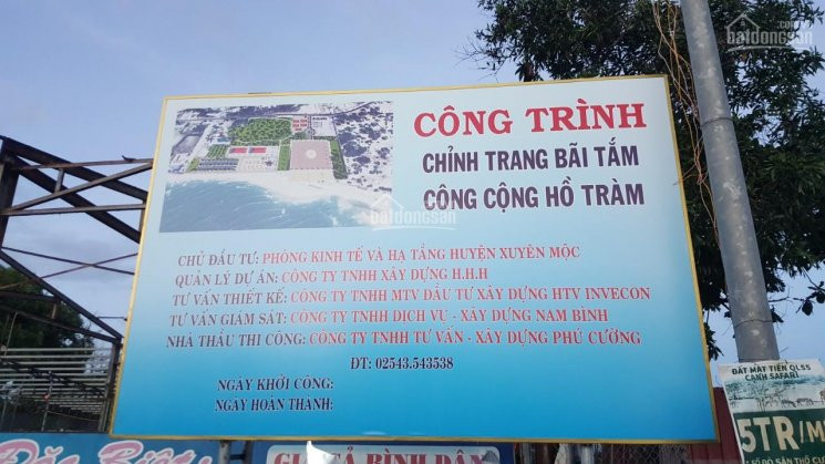 Chính Chủ Bán Nhanh đất Mặt Tiền đường 328 , Hồ Tràm Xuyên Mộc- Vũng Tàu, Giá 55tr/m2 , Shr, Xd Tự Do 2