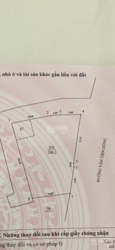 Chính Chủ Bán Nhanh đất Thổ Cư Mặt đường Văn Tiến Dũng, Bắc Từ Liêm 1