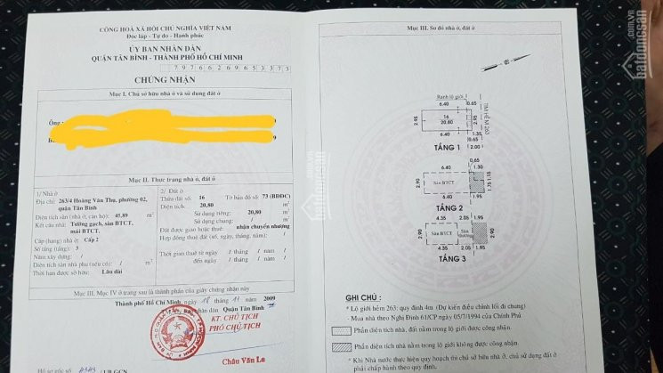 Chính Chủ Bán Nhanh Gấp 263/4 Hoàng Văn Thụ, P2, Q Tân Bình (ngay Cầu Vượt Lăng Cha Cả) 1