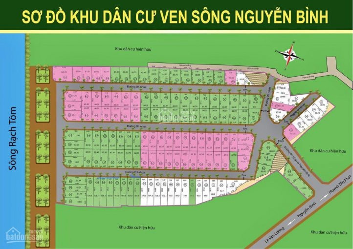 Chính Chủ Bán Nhanh Gấp đất Nền Khu Dân Cư Ven Sông Nguyễn Bình, 100m2, Chỉ 30tr/m2, Liên Hệ: 0794888833 1