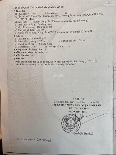 Chính Chủ Bán Nhanh Gấp Nhà 62/2 Phạm đăng Giảng, Bình Hưng Hòa, Bình Tân, Diện Tích: 45 X 23, Cấp 4 Mới 3