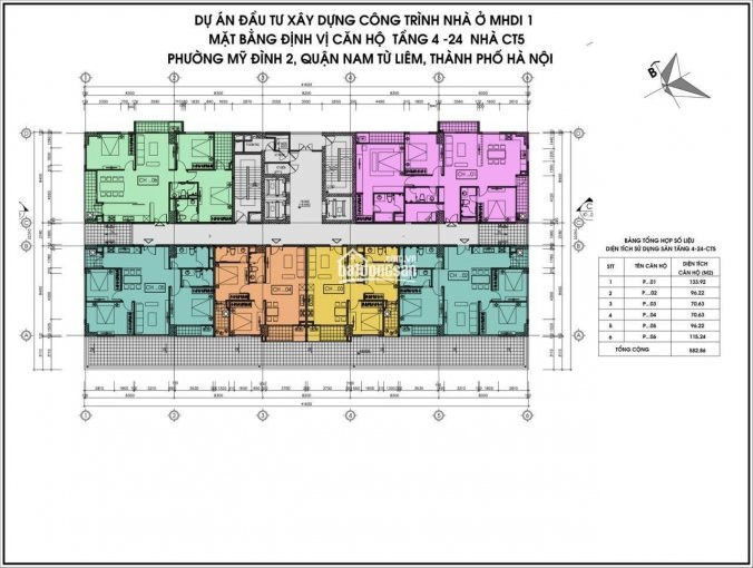 Chính Chủ Bán Nhanh Lỗ 200tr, Cc Ct5 Ct6 Lê đức Thọ, 1606 - Ct6: 98,35m2 & 1603 - Ct5: 72,65m2, 27tr/m2 O389i93o82 2