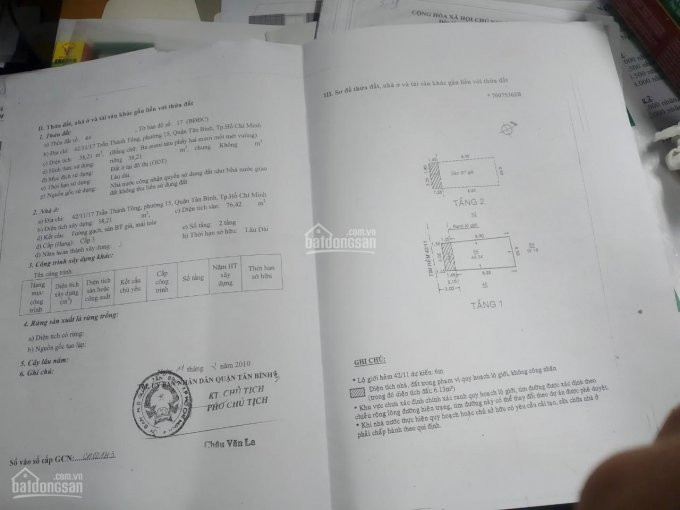 Chính Chủ Bán Nhanh Nhà 405 X 10m Nở Hậu 45m Trần Thánh Tông, P 15, Q Tân Bình 2