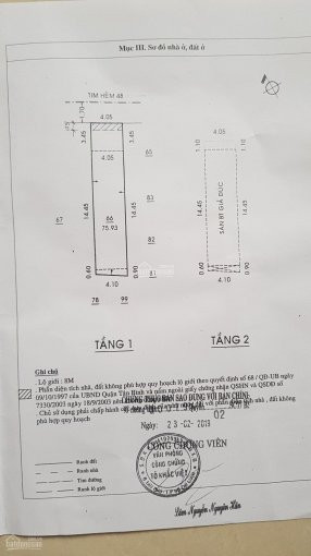 Chính Chủ Bán Nhanh Nhà Hẻm 48 Lê Cảnh Tuân, Gần Chợ Vải Phú Thọ Hòa, 4x185m, 1 Lầu 2