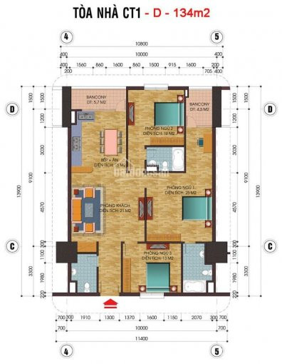 Chính Chủ Bán Nhanh Nhanh Căn 3pn, 132m2 Ban Công đông Nam Chung Cư C14 Bắc Hà - Tố Hữu, Giá 2,53 Tỷ 2