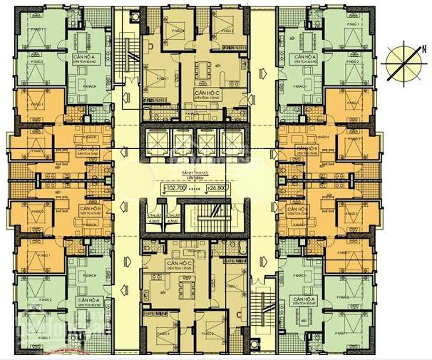 Chính Chủ Bán Nhanh Nhanh Căn Hộ 09 - 70m2 & 11 - 98m2 Tòa C14 Bắc Hà Nội Thất đầy đủ, Giá Cả Hợp Lý Lh: 0853361032 1