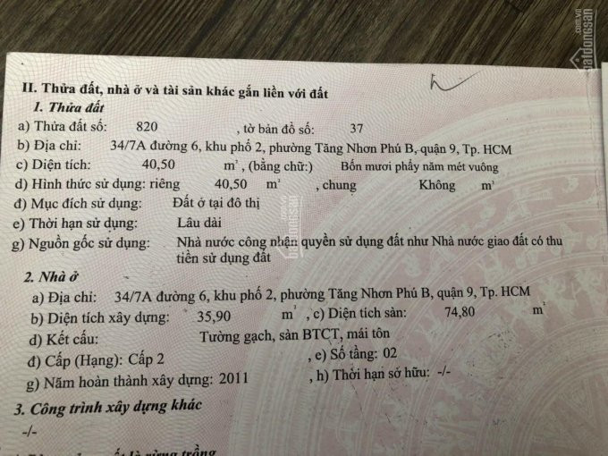 Chính Chủ Cần Bán Căn Nhà đẹp Tăng Nhơn Phú B, Quận 9, Giá 3 Tỷ 490 Bớt Lộc 4