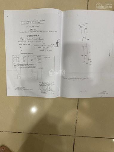 Chính Chủ Cần Bán Thửa đất Phường Thạnh Xuân, Quận 12 Tp Hcm(sổ đỏ, Pháp Lý Rõ Ràng) 5