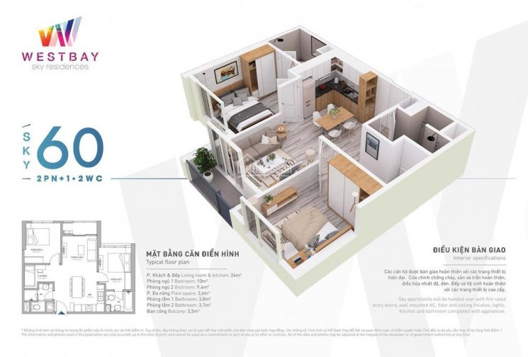 Chính Chủ Cho Thuê Nhanh Căn Hộ 60m 2pn2wc Full đồ Tầng Trung Ban Công đông Nam Thoáng Mát Giá 7 Triệu 1