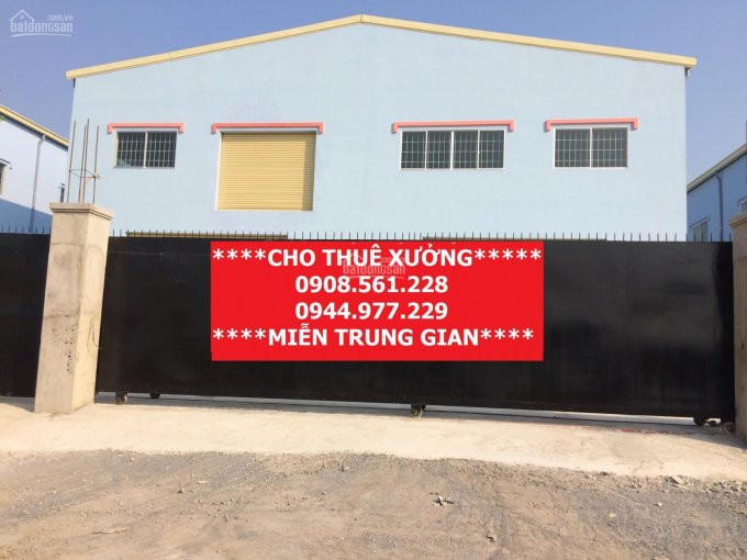 Chính Chủ Cho Thuê Nhanh Nhà Kho Nằm Ngã Tư Hòa Lân, Thuận An, Bình Dương, Dt: 1000m2, 2000m2, Lh: 0908561228 4