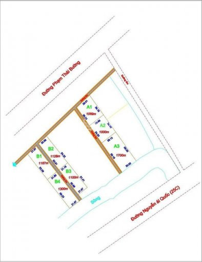 đất đẹp Giá Lại Quá Tốt 1 Xẹc Phạm Thái Bường đường Xe Hơi 1000m2 Mà Chỉ 1,6tr/m2 Lh 0981666942 4