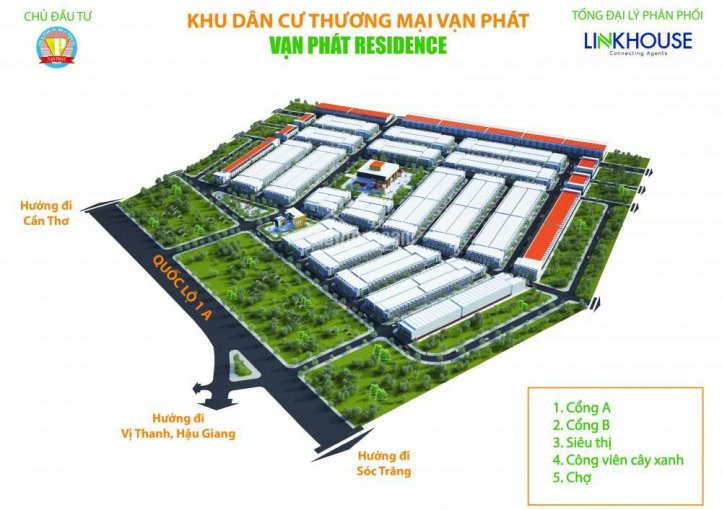 đất Nền Kdc Vạn Phát Trung Tâm Thương Mại Chợ, Liền Kề Tp Cần Thơ, Giá Chỉ Từ 630tr, 0906789349 8