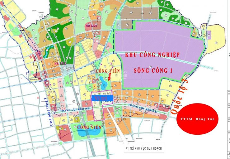 đất Nền Sông Công Có Lô Góc View Công Viên Và Dãy Ngay Mặt đường 60m Lh: 0911214848 2