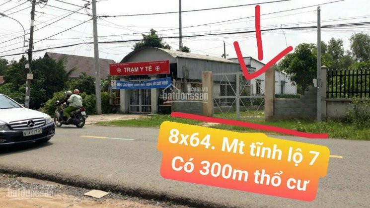 Mặt Tiền Tĩnh Lộ 7dt: 8x64 Có 300tc (góc 2mt)ngay Bệnh Viện Củ Chitrường Cấp 123 Chợ Bưu điện 4