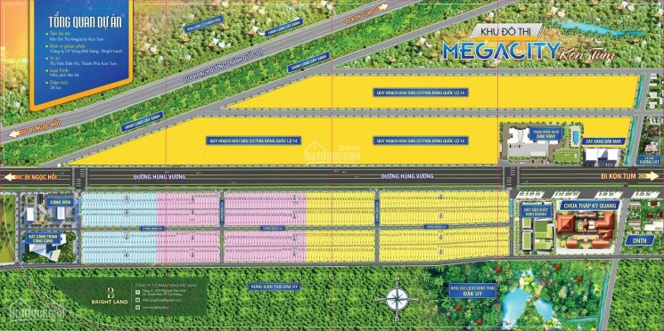 Mega City Kon Tum, 230tr Sở Hữu Ngay Nền Biệt Thự 170m2 Mặt Quốc Lộ, Lh: 0982359925 1