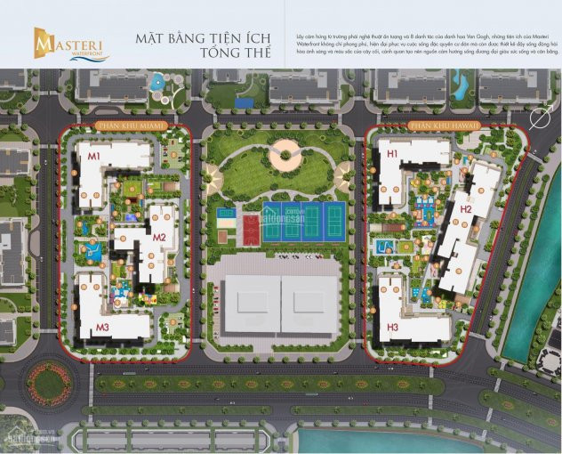 Mở Bán đợt 1 Tòa M2 Phân Khu Miami Dự án Masteri Waterfront - Phòng Kd Giá Cđt - Ls 0% 30 Tháng 6