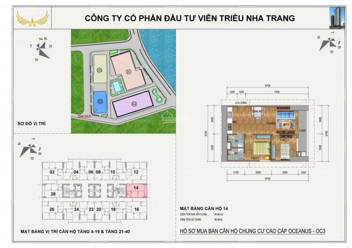 Nay Tôi Cần Tiền Bán Không Chênh 1 Số Căn Toà Oc3 Mường Thanh Viễn Triều 1