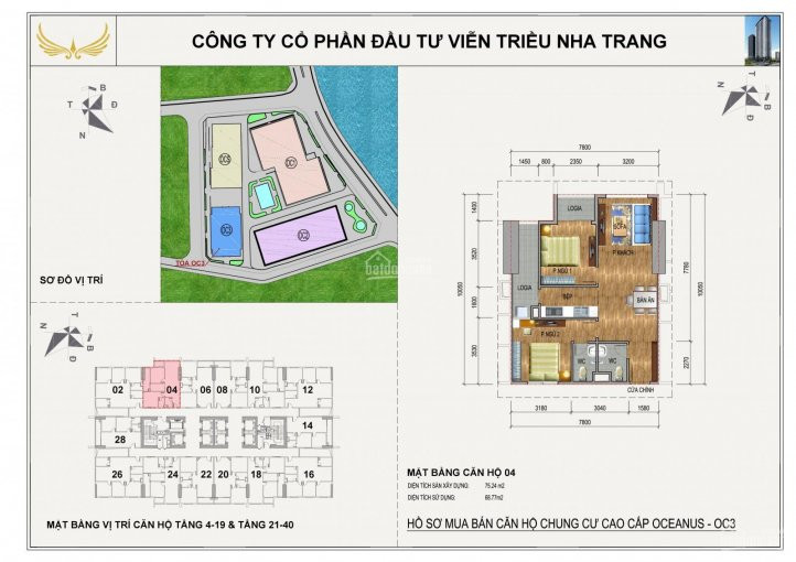 Nay Tôi Cần Tiền Bán Không Chênh 1 Số Căn Toà Oc3 Mường Thanh Viễn Triều 2