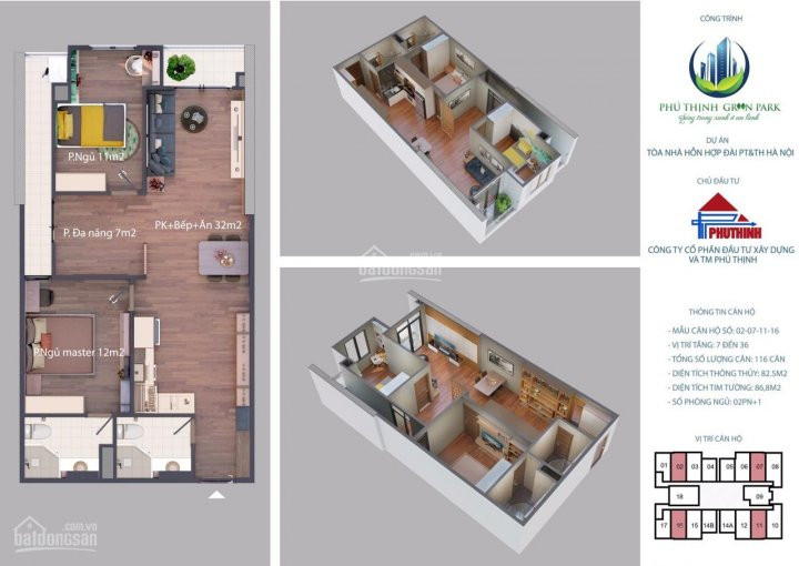 Nhận Bảng Giá Tất Cả Các Tầng Phú Thịnh Green Park, đăng Kí Xem Căn Mẫu, Chiết Khấu 2-4%, Quà 20tr 4