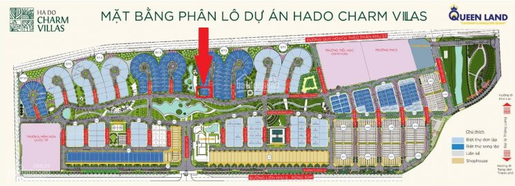 Nhận Booking Căn Biệt Thự 3 Mặt Thoáng đẹp Nhất Tại Trung Tâm Dự án Hadocharm Villas 3