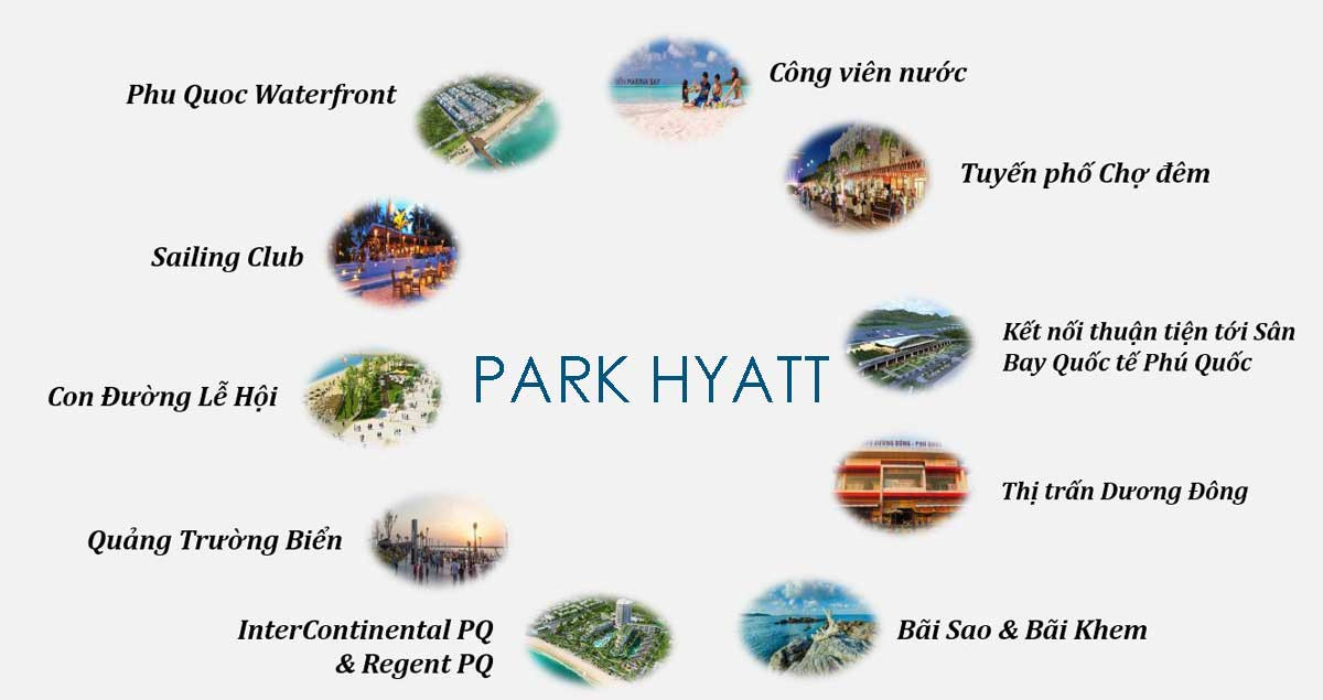 Liên kết tiện ích Park Hyatt Phú Quốc