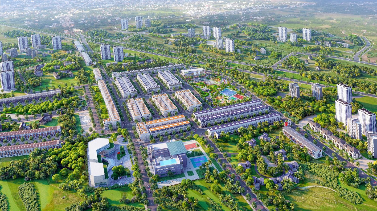 Phối cảnh tổng thể dự án Phú Điền Residences