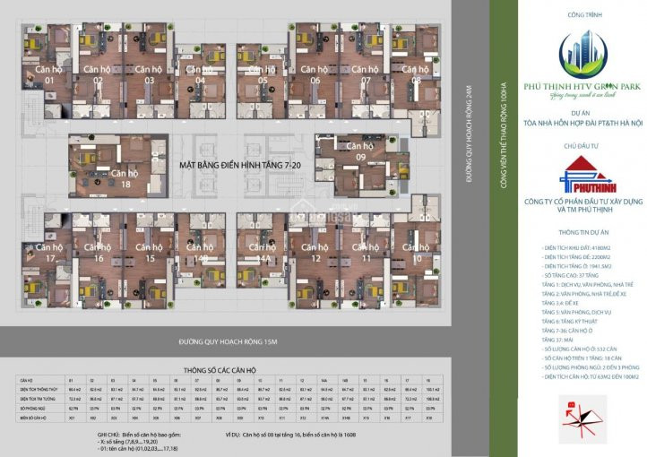 Phú Thịnh Green Park - Căn 2pn, 3pn Tất Cả Các Tầng - Giá Tốt Nhất Trực Tiếp Cđt, Ck 2-4%, Quà 25tr 5