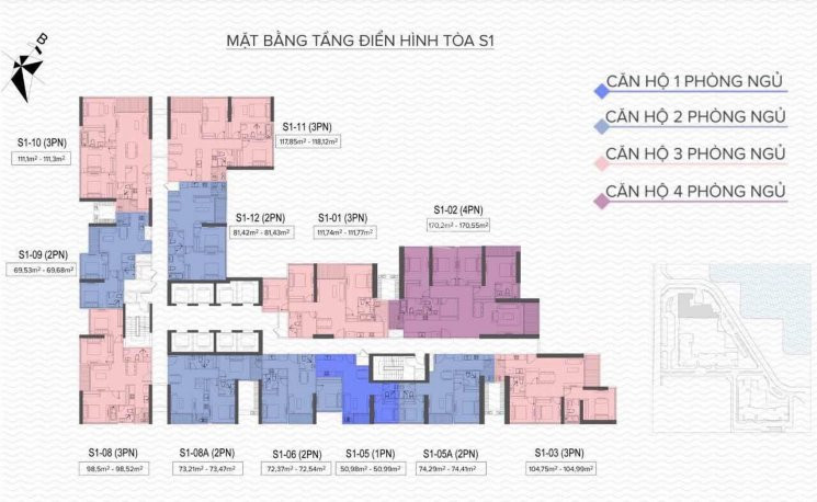 Quỹ Căn Hộ 2-3-4 Phòng Ngủ Vinhomes Sky Lake Số Lượng Lớn, Nhiều Căn đẹp, Cần Bán, Xem Nhà 24/7 8