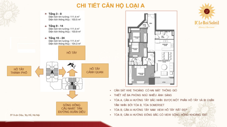 Quỹ Căn Vip Tại Dự án D' Le Roi Soleil Biệt Thự Trên Cao, Sổ đỏ Vĩnh Viễn, Trên Bán đảo Quảng An 7