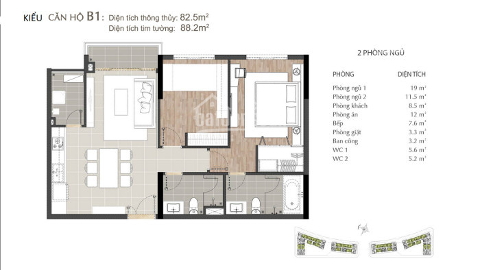 Sarimi Sala 2pn - 88m2, Tầng 10, View Công Viên Sala, Mát Cả Ngày, Hướng đông Bắc, Giá Bán 75 Tỷ 3