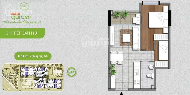 [siêu Hot] Bán Căn Hộ An Gia Garden 50m 1pn 1wc Full Nt Lầu Cao, View đông Nam 8