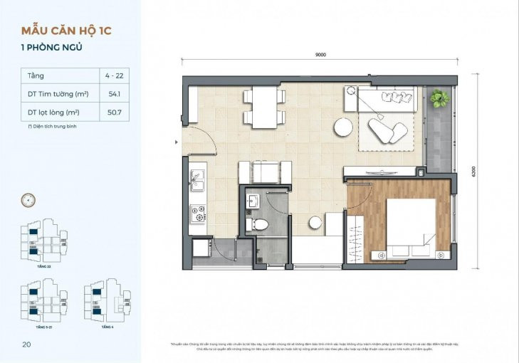 Suất Nội Bộ Precia An Phú Quận 2, 55m2 (1pn + 1), View Hồ Bơi 2 Tỷ 768 Triệu - 0943494338 3