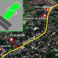 Chính Chủ Bán Lô đất Tại Sơn Tây, 925m2, Mt 5,5m, 0822140662