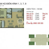 Chính Chủ Bán Nhanh Căn Góc 07 Tòa N03t5 Ngoại Giao đoàn 133m2 Tầng đẹp, Có Nội Thất Giá 4,25 Tỷ