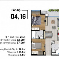 Chính Chủ Cần Bán Gấp Căn Hộ River Panorama Q7 62m2 View Công Viên Kênh đào, Giá Siêu Tốt 2,25 Tỷ Bao Vat