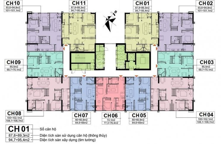 0865188763 Bán Gấp Cc A10 Nam Trung Yên Ct1 1004 (102,1m2) & 1509 (65,5m2), Giá 30tr/m2 2