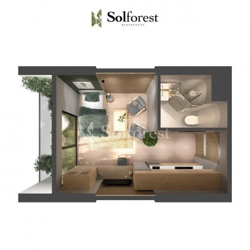 1 Tỷ Sở Hữu 1pn Solforest, Tặng 5 Chỉ, Vay 75%, Không Cần Chứng Minh Tài Chính Lh: 0916719339 1