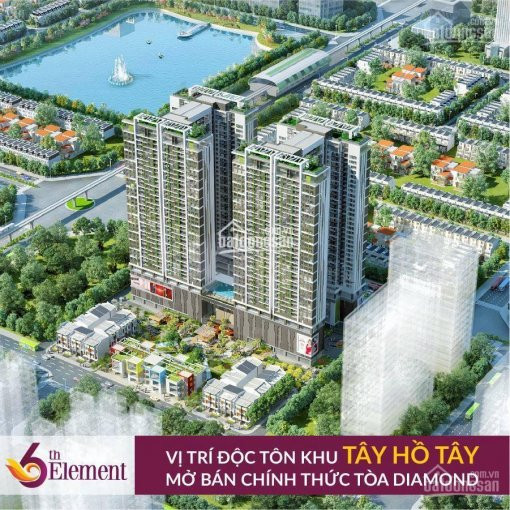 Bán Căn Hộ Chính Chủ 6th Element 87m2, 2 Phòng Ngủ Rẻ Nhất Tây Hồ Tây 3