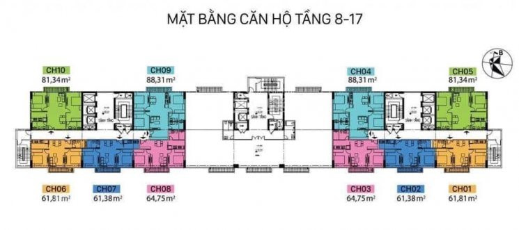 C1 Thành Công, Bán Căn Dt 88m2 (3pn, 2vs) Căn Duy Nhất, Ký Trực Tiếp Cđt Cienco 1 0396993328 Trang 3