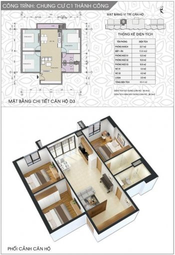 C1 Thành Công, Bán Căn Dt 88m2 (3pn, 2vs) Căn Duy Nhất, Ký Trực Tiếp Cđt Cienco 1 0396993328 Trang 4